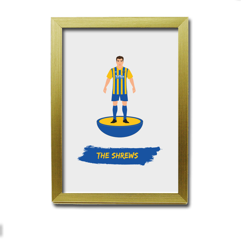 Shrewsbury Football Club gift - The Shrews - Tiny Men Big Balls Poster