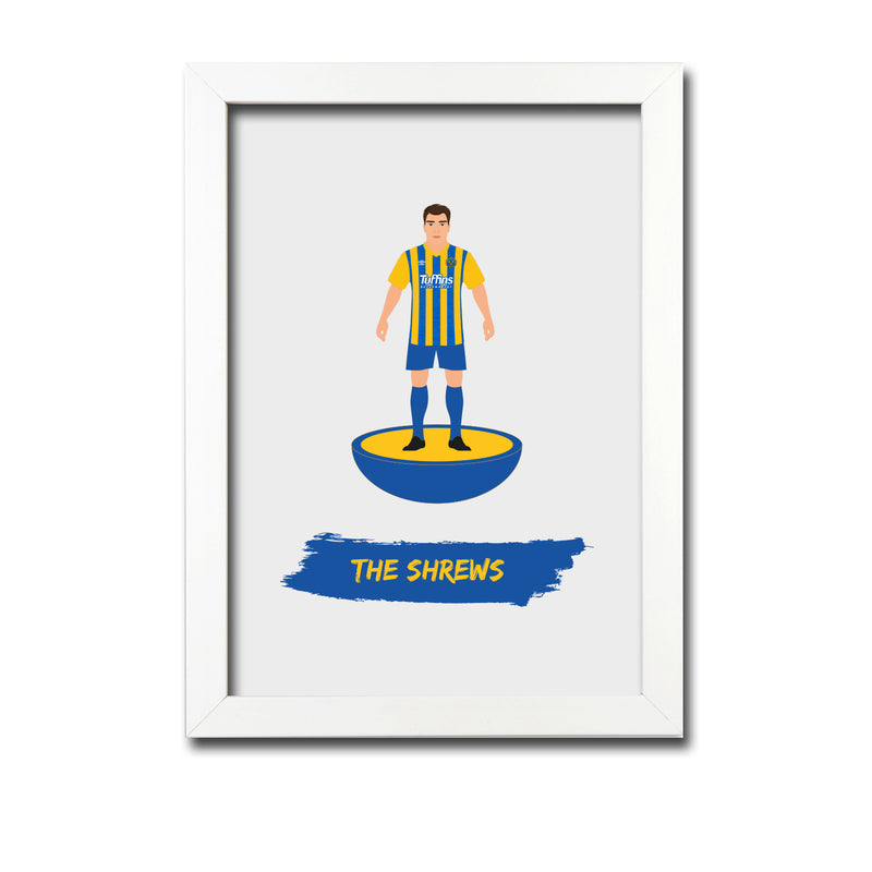Shrewsbury Football Club gift - The Shrews - Tiny Men Big Balls Poster
