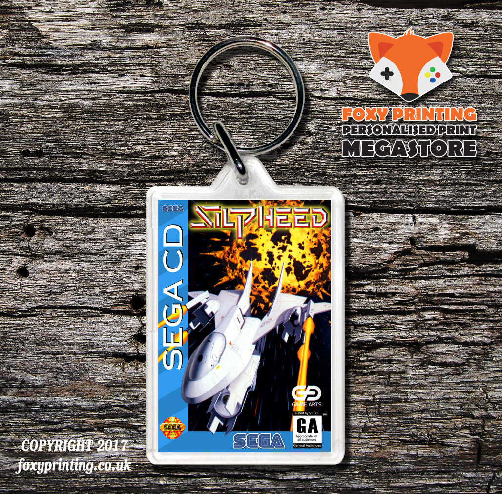 Silpheed Game Inspired Retro Gaming Keyring