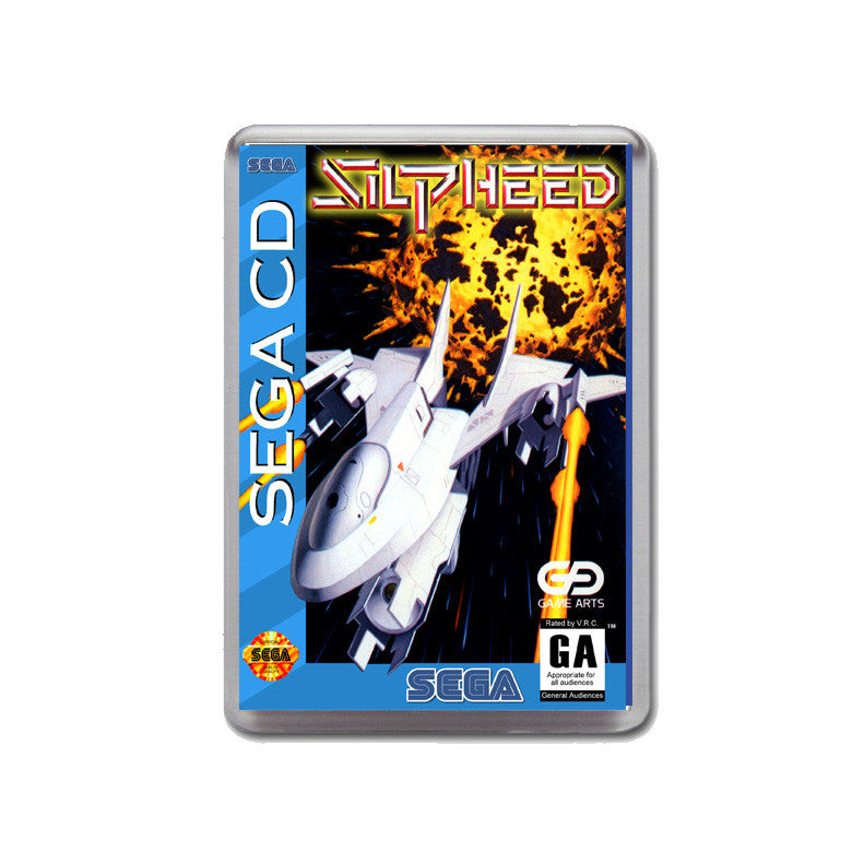 Silpheed Sega Mega CD Game Inspired Retro Gaming Magnet