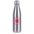 King Charles III Coronation Official Logo Print Silver Metal Water Bottle Personalised-insulated bottle-500ml bowling stainless steel bottle