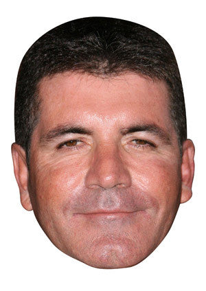 Simon Cowell X Factor Judge Face Mask Celebrity Face Mask Fancy Dress Cardboard Costume Mask