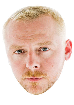 Simon Pegg Celebrity Face Mask Fancy Dress Cardboard Costume Mask