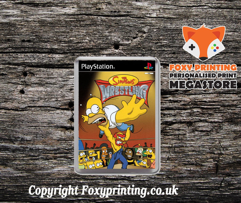 Sim Onswrestling Gb - PS1 Playstation 1 Game Inspired Retro Gaming Magnet