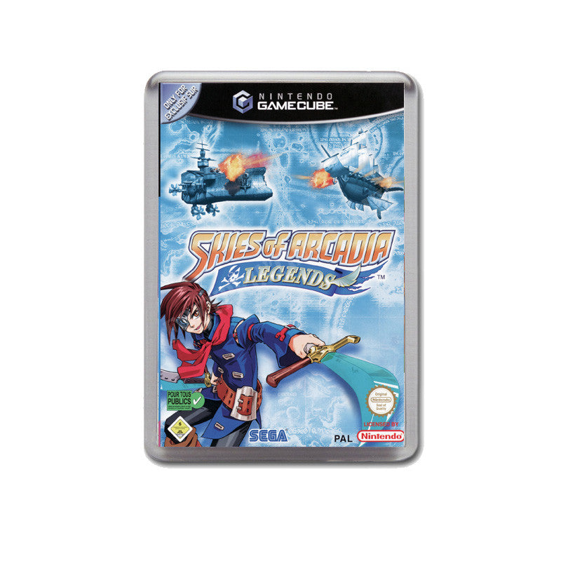 Skies Of Arcadia Legends De Style Inspired Game Gamecube Retro Video Gaming Magnet