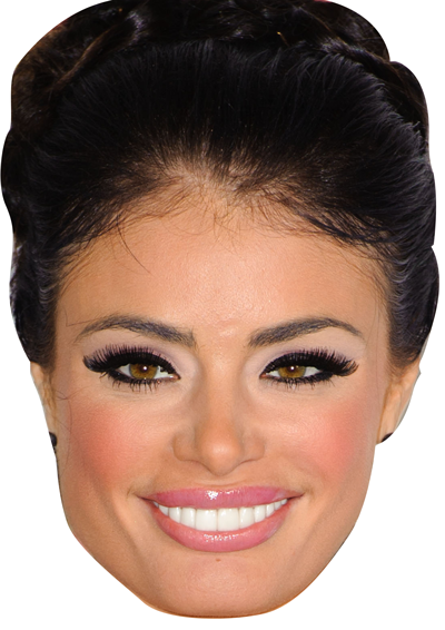 Chloe Simms TOWIE Face Mask Celebrity FANCY DRESS HEN BIRTHDAY PARTY FUN STAG DO HEN