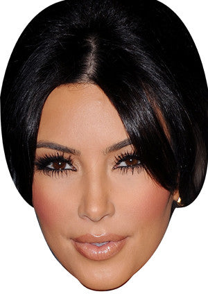 Kim Kardashian Face Mask Celebrity FANCY DRESS HEN BIRTHDAY PARTY FUN STAG DO HEN