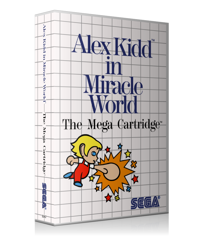 Alex Kidd In Miracle World Sega Master System REPLACEMENT GAME Case Or Cover