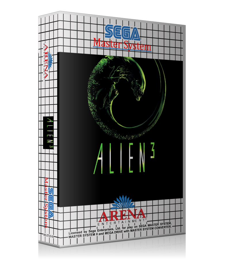 Alien3 AU Sega Master System REPLACEMENT GAME Case Or Cover