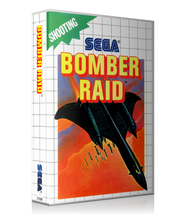 Bomber Raid AU Sega Master System REPLACEMENT GAME Case Or Cover