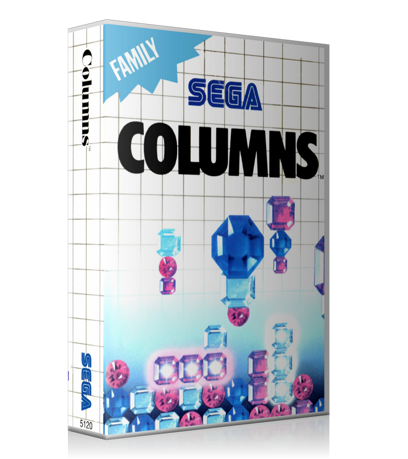 Columns AU Sega Master System REPLACEMENT GAME Case Or Cover