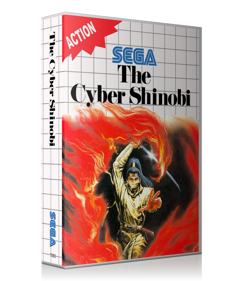 Cyber Shinobi EU Sega Master System REPLACEMENT GAME Case Or Cover