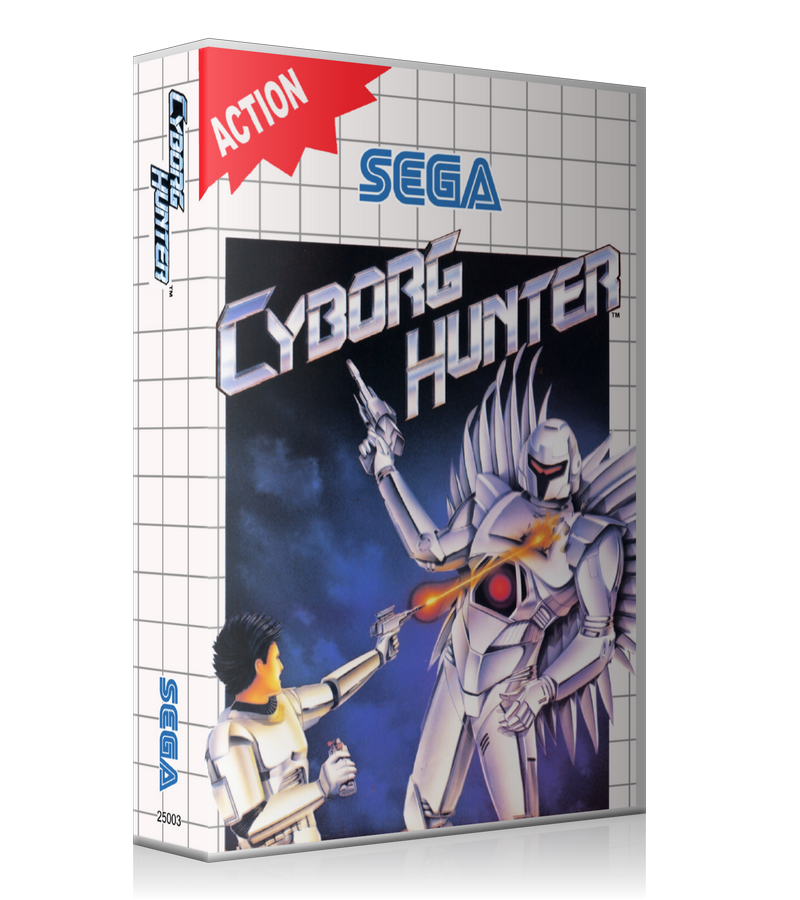 Cyborg Hunter EU Sega Master System REPLACEMENT GAME Case Or Cover