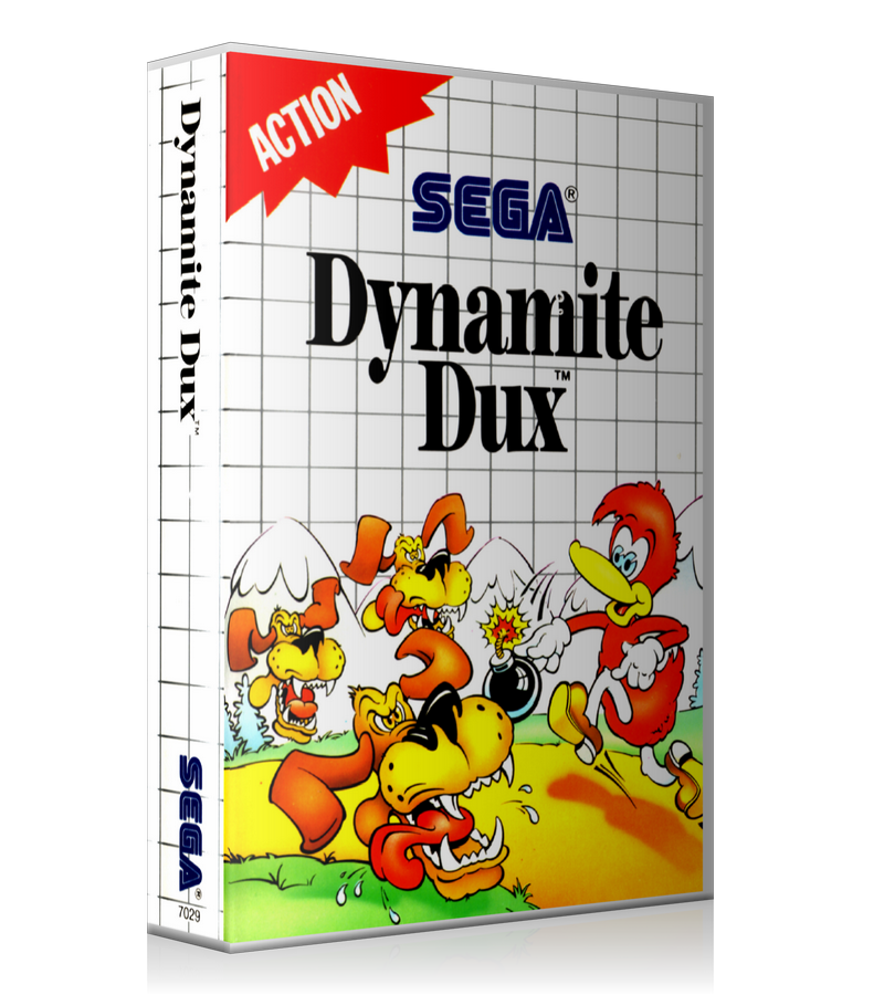 Dynamite Dux AU Sega Master System REPLACEMENT GAME Case Or Cover