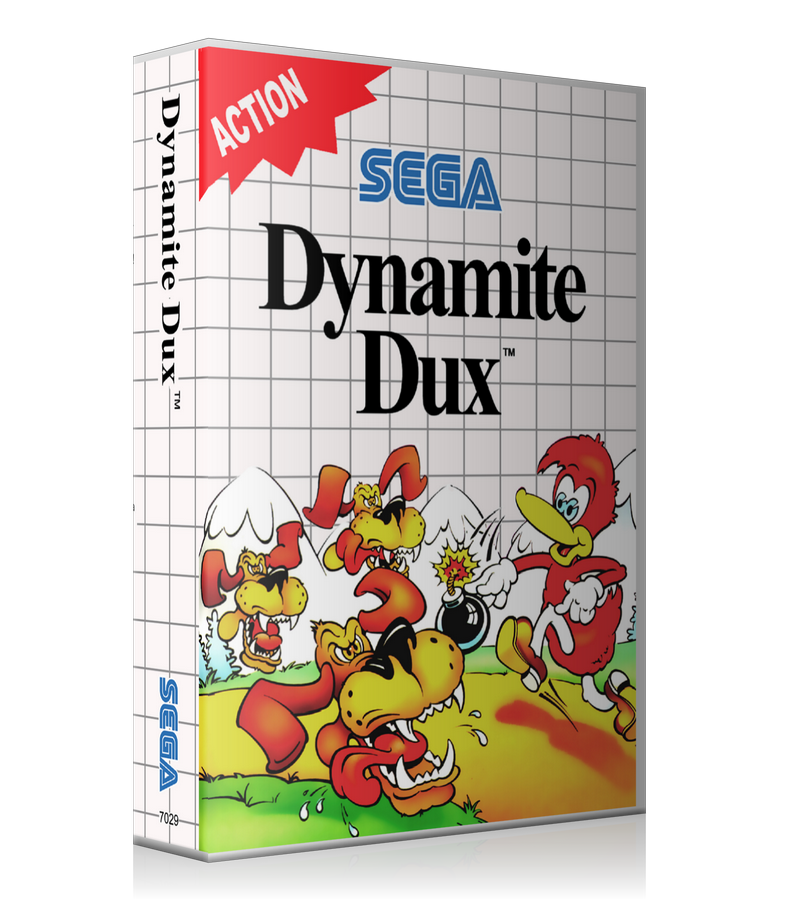 Dynamite Dux EU Sega Master System REPLACEMENT GAME Case Or Cover