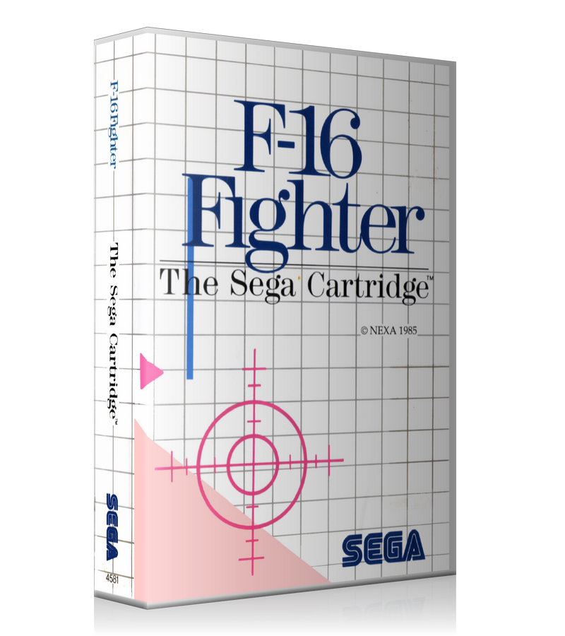 F16 Fighter AU Sega Master System REPLACEMENT GAME Case Or Cover