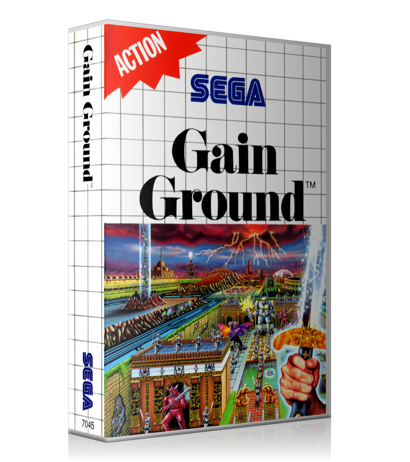 Gain Ground AU Sega Master System REPLACEMENT GAME Case Or Cover