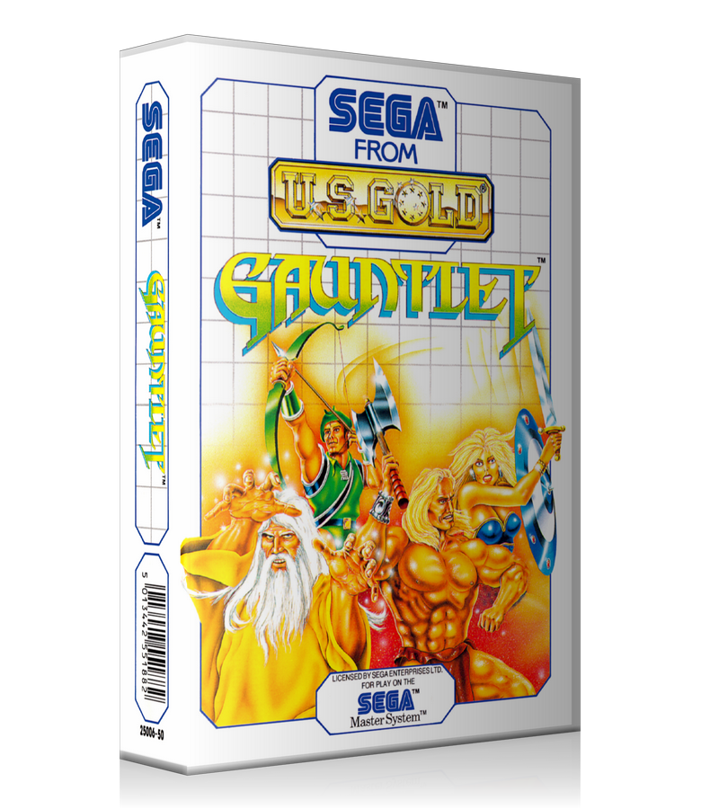 Gauntlet EU Sega Master System REPLACEMENT GAME Case Or Cover