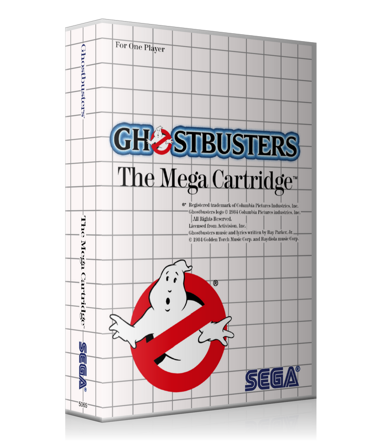 Ghost Busters Sega Master System REPLACEMENT GAME Case Or Cover