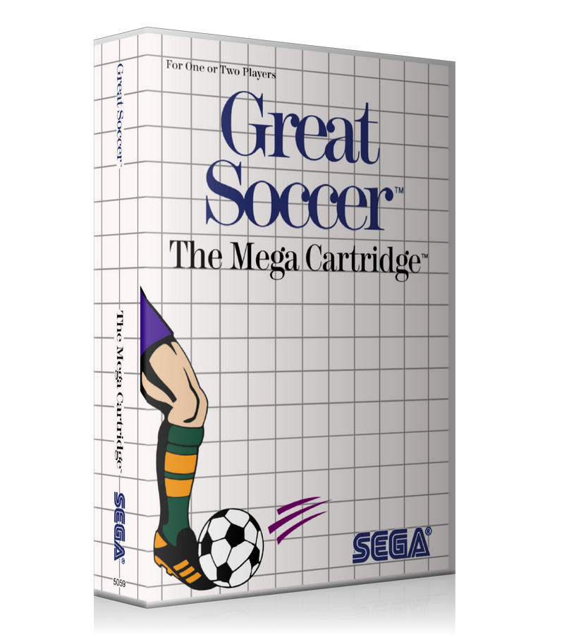 Great Soccer Sega Master System REPLACEMENT GAME Case Or Cover