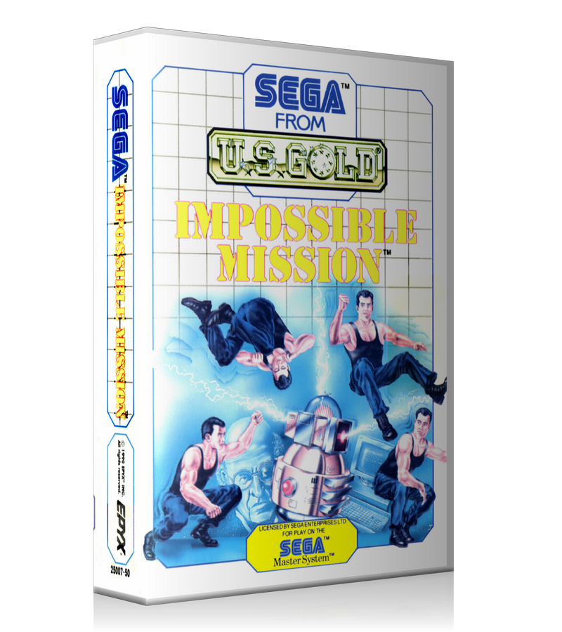 Impossible Mission AU Sega Master System REPLACEMENT GAME Case Or Cover