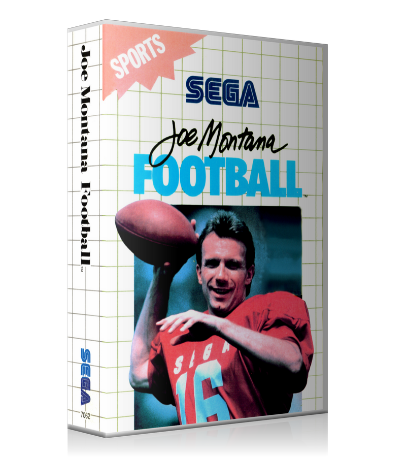 Joe Montana Football AU Sega Master System REPLACEMENT GAME Case Or Cover