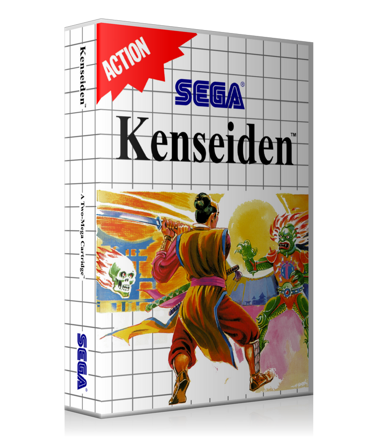 Kenseiden Sega Master System REPLACEMENT GAME Case Or Cover