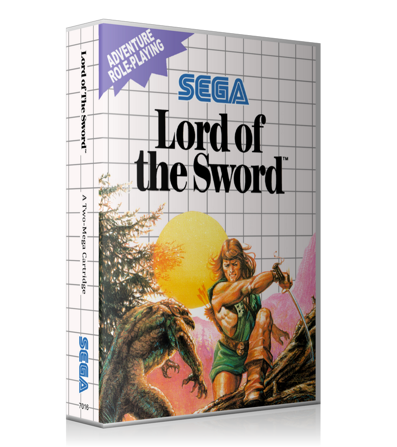 Lord Of The Sword EU Sega Master System REPLACEMENT GAME Case Or Cover