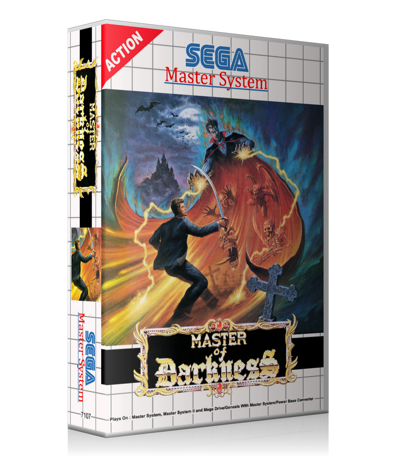 Master Of Darkness EU Sega Master System REPLACEMENT GAME Case Or Cover