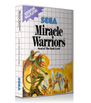 Miracle Warriors Sega Master System REPLACEMENT GAME Case Or Cover