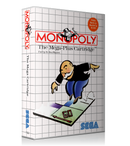 Monopoly Sega Master System REPLACEMENT GAME Case Or Cover