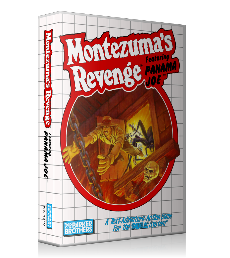 Montezumas Revenge Sega Master System REPLACEMENT GAME Case Or Cover