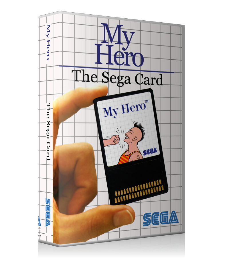 My Hero Sega Master System REPLACEMENT GAME Case Or Cover