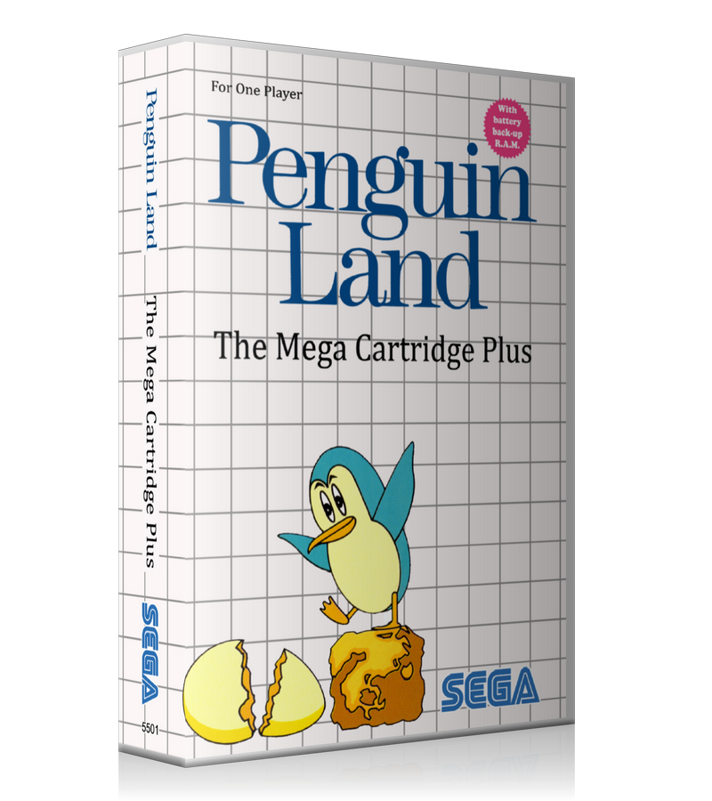 Penguin Land Eu Sega Master System REPLACEMENT GAME Case Or Cover