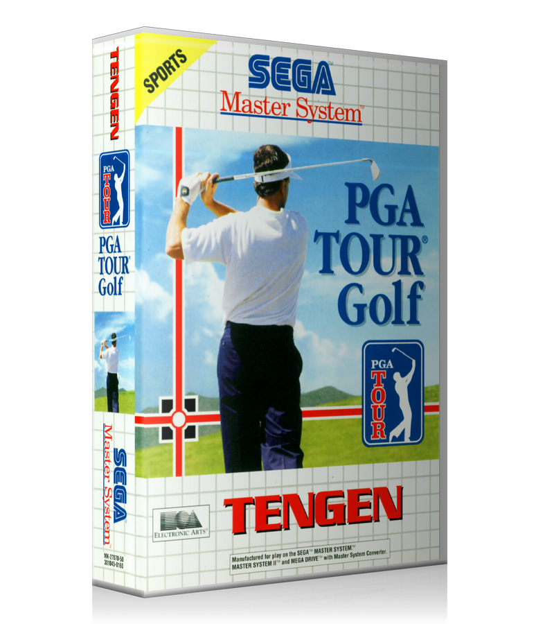 P G A Tour Golf_Eu Sega Master System REPLACEMENT GAME Case Or Cover