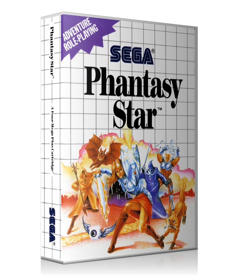 Phantasy Star Sega Master System REPLACEMENT GAME Case Or Cover