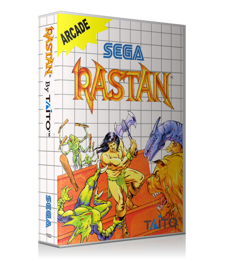 Rastan Eu Sega Master System REPLACEMENT GAME Case Or Cover