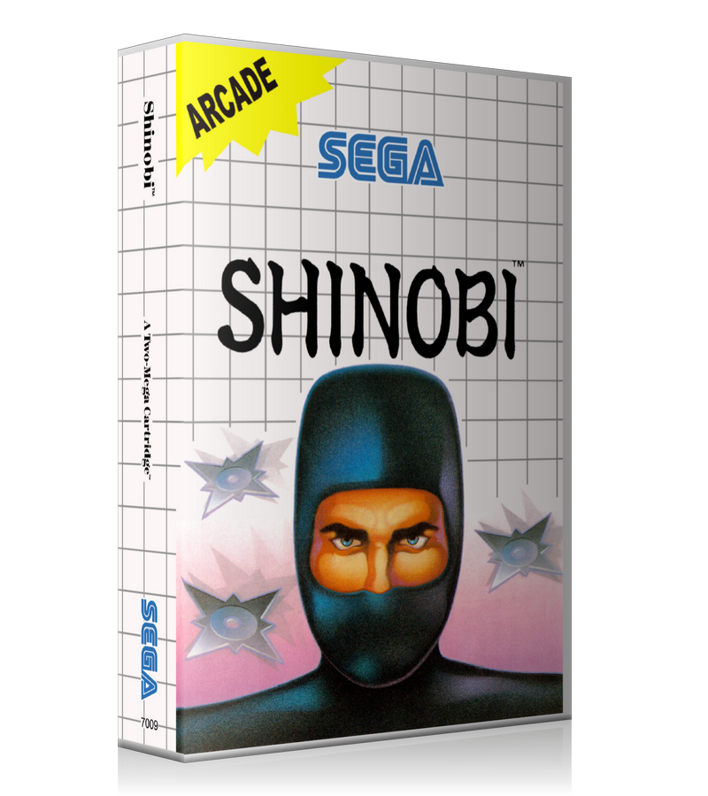 Shinobi Eu Sega Master System REPLACEMENT GAME Case Or Cover