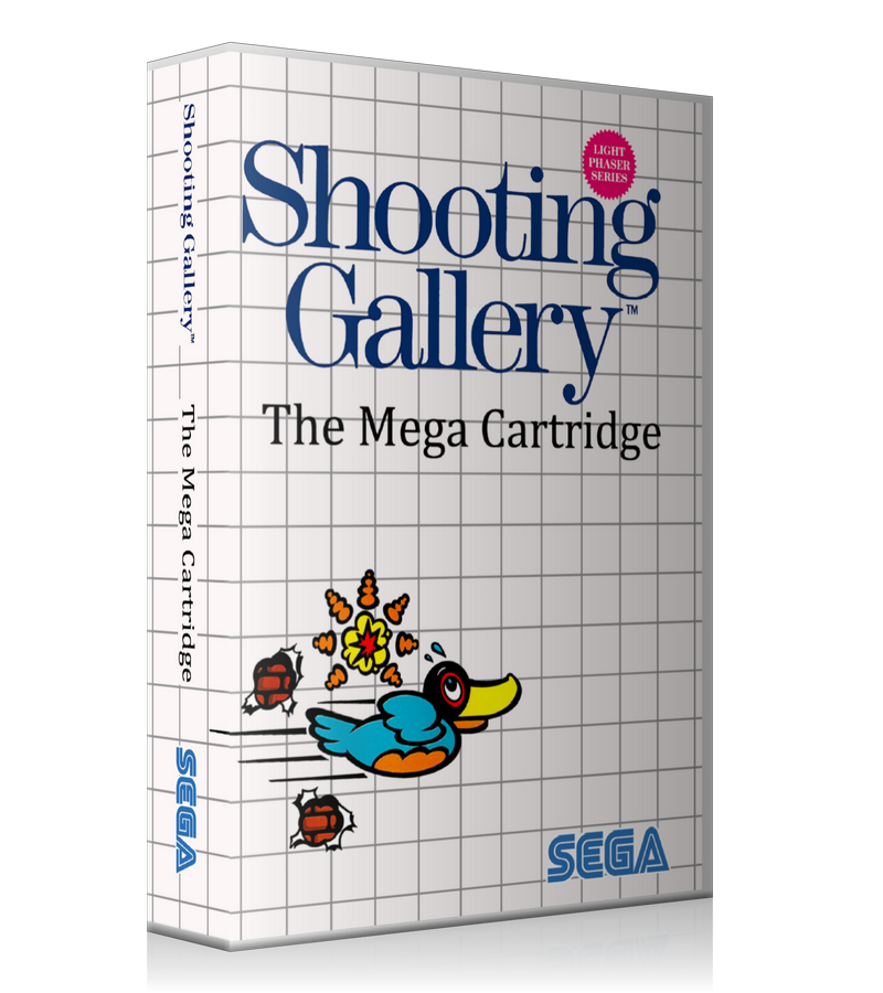 Shooting Gallery Sega Master System REPLACEMENT GAME Case Or Cover