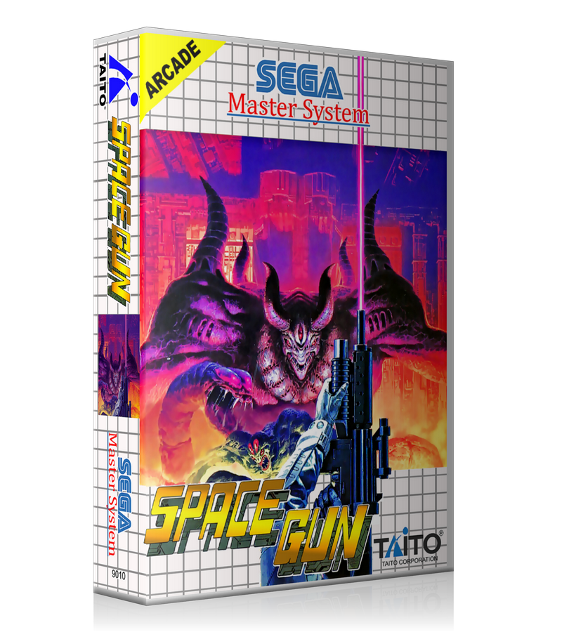 Space Gun Eu Sega Master System REPLACEMENT GAME Case Or Cover