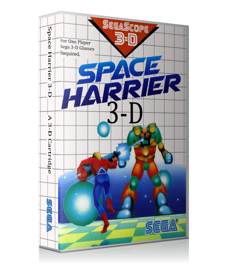 Space Harrier 3D Sega Master System REPLACEMENT GAME Case Or Cover