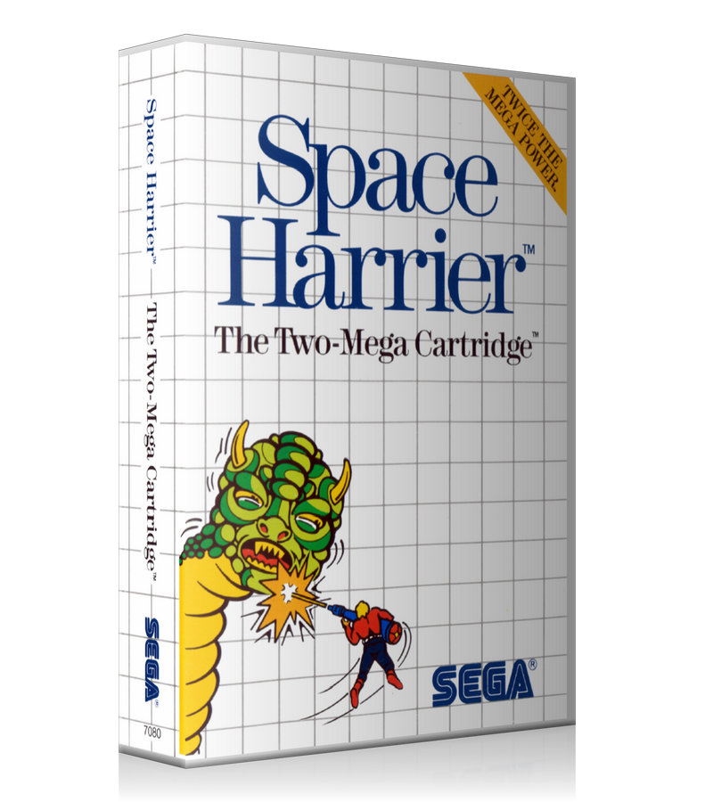 Space Harrier Eu Sega Master System REPLACEMENT GAME Case Or Cover