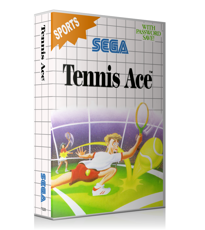 Tennis Ace Eu Sega Master System REPLACEMENT GAME Case Or Cover