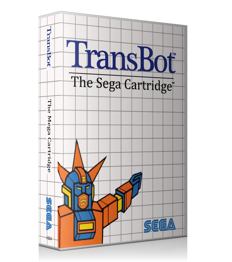 Trans Bot2 Eu Sega Master System REPLACEMENT GAME Case Or Cover