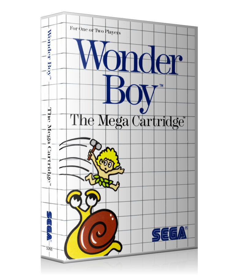 Wonder Boy Au Sega Master System REPLACEMENT GAME Case Or Cover