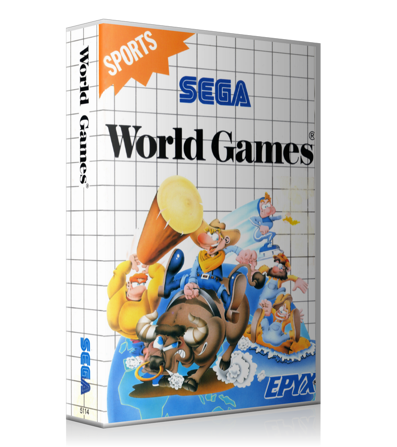 World Games Au Sega Master System REPLACEMENT GAME Case Or Cover