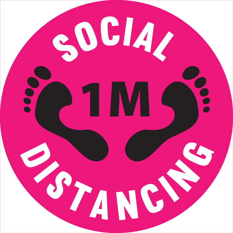 Social Distance Sd113 Social Distancing Floor Stickers
