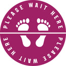 Social Distancing Stickers 12 8 Inch Circle Social Distancing Floor Stickers