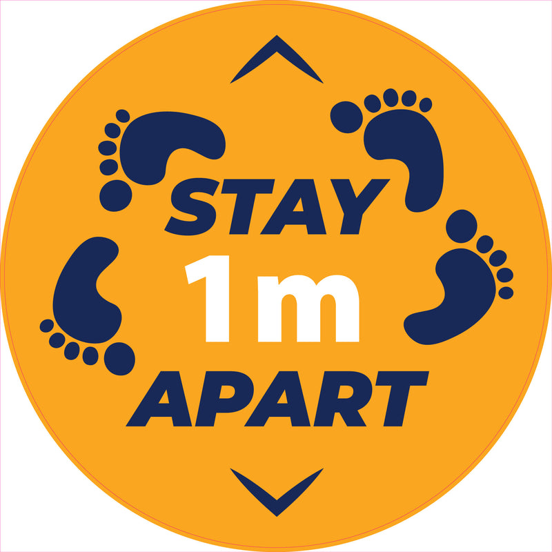 Social Distancing Stickers 14 Social Distancing Floor Stickers