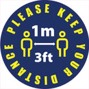 Social Distancing Stickers 17 Social Distancing Floor Stickers